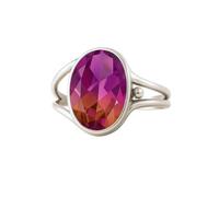 Ametrine Ring 925 Sterling Silver Gemstone Ring Jewelry for Women Promise Ring Oval Shape Dainty Statement Ring for Gift By