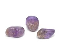 Ametrine Small Crystal Tumbled Stones - 3 Pc