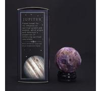 Ametyst Planet On A Sola Goldstone Stand (Jupiter)