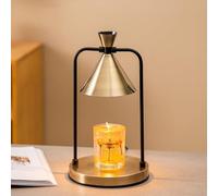 Ameurey Electric Candle Warmer Lamp: Vintage Design, Dimmable, and Compatible with Jar Candles for Melting Scented Wax