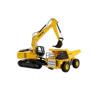 Amewi 2-in-1 Set Tipper & Crawler Excavator 9-Channel 1:24 RTR Remote Controlled RC Child from 6 Years