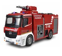 Amewi 22503 Mercedes-Benz Brigade fire Engine 1:18, RTR, Licensed Vehicle, red/White