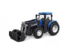Amewi 22598 RC Tractor with Front Loader, Light & Sound, 1:24 RTR with Remote Control, Battery, Charging Cable