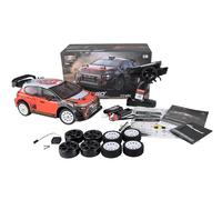Amewi Hyper Go Citroen C3 WRC Rallye/Drift 4WD 1:14 Brushless with Gyro 45 km/h RTR, Black/Red