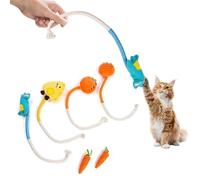 Amexo 6-piece cat toy set, chew toy for cats for self-activity for endless fun, cat dental toy for cats and against bad breath