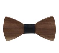 Amexo Wooden Bow Tie, Natural maple wood bow ties for men, 3D Fashionable Handmade Wooden Bow Tie, Adjustable Men's Wooden Bow Tie for weddings performances dances (Brown)