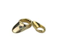 AMEYXGS Archery Thumb Ring Handmade Brass Finger Protector Thumb Protector Ring for Outdoor Archery Hunting Accessories (22#)