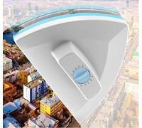 Amffed Double Sided Megnetic Window Cleaner, Outside Glass Wiper, 5-Gear Adjustable Outsider Glider Washing Brush Tool, for High-Rise Double Car Glazed Windows (0.3"-1.2")