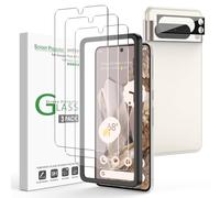 amFilm 3+1 Pack for Google Pixel 8 Pro Screen Protector Tempered Glass, Ultrasonic Fingerprint Compatible, with Easy Installation Frame, Anti Scratch, Bubbles-Free, Case Friendly