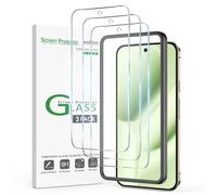 amFilm 3 Pack for Google Pixel 9 Pro XL Screen Protector, Tempered Glass, Ultrasonic Fingerprint Compatible, with Easy Installation Frame, Anti Scratch, Bubbles-Free, Case Friendly