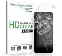 amFilm Galaxy S20 Ultra Screen Protector (2 Pack), Case Friendly (Fingerprint Scanner Compatible) HD Clear Elastic Skin TPU Film (Easy Installation) Screen Protector for Samsung Galaxy S20 Ultra