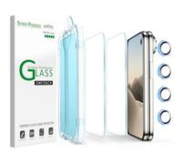 amFilm OneTouch for iPhone Duo 5.4'' Screen Protector Tempered Glass | Auto-Alignment 30s Install with Camera Lens Protector, Bubble Free, Scratch & Drop Protection, HD Clear[2+4 Pack] (18D-5.4'')