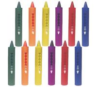 AMFUN Baby Bath Crayons, 12 Pack of Non-Toxic Crayon Pens for Draw, Scribble,Develop Creativity,Imagination and Make Bath Time Fun,Easy Washable Wipe Clean, Shower Toys, Perfect for Toddlers Ages 3+