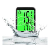 AMFUN Bike Computer Wireless,2.4 inch LCD Screen Auto Backlight,Universal 24 Functions,IPX6 Waterproof, Bicycle Speedometer and Odometer, Suitable for Cycling