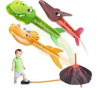 AMFUN Dinosaur Toys for Boys, Rocket Toy Launcher - Boys Age 3-12, Outdoor Toys for Kids Birthday