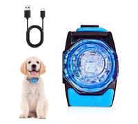 AMFUN LED Dog Collar Light, Light Up Dog Collar with Rechargeable Battery, Adjustable for Small Medium Large Dogs, Increased Dog's Safety