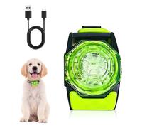AMFUN LED Dog Collar Light, Light Up Dog Collar with Rechargeable Battery, Adjustable for Small Medium Large Dogs, Increased Dog's Safety
