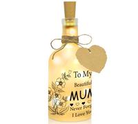 AMFUN Mason Jar Night Light-60th Birthday Gifts for Women Men,Mason Jars LED Bottle Decorative Light 60th Birthday Gift for Nanny Friends Wife,Christmas,Birthdays Gifted