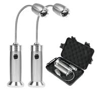 AMFUN Outdoor Grill Lights, 2PCS BBQ Barbecue Grill Light, Magnetic Grill Light Set with a Carrying Case, Ideal for Grilling, Outdoor Camping, Picnic and Garage Lighting