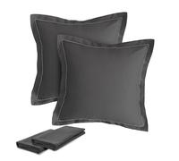 AMFUN Set of 2 Decorative Cushion Cover for Couch Sofa,45 x 45 cm Sofa Pillow Cover, Decorative Throw Pillowcases with Invisible Zipper, for Livingroom Sofa Bedroom