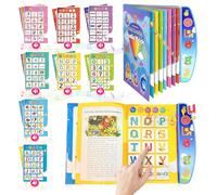 AMFUN Sound Book,Toddler Toys for 2 3 4 5 Year Old Boys,English Sound Toy,Interactive Learning Educational Book Toy,with Sounds, Songs,Numbers & Alphabet, Birthday Gift for Kids Ages 2-6
