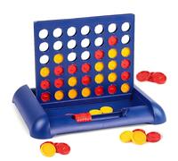 AMFUN Travel Size 4 in a Row Board Game for Kids Ages 3+, Travel Connect 4, 2 Player Strategy Game with 44 Counters, Foldable Funny Educational Family Toy for Car & Camping, 8.6×7.5 in