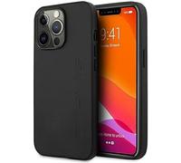 AMG AMHCP13LDOLBK Case for iPhone 13 Pro / 13 6.1 Inch Black Leather Hot Stamped