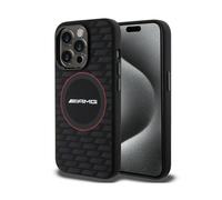AMG Case Silicone Carbon Pattern MagSafe Black - iPhone 15 Pro Max