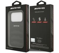 AMG Leather Debossed Lines Logo Case for iPhone 17 Pro 6.3" Black-AMHCP17LGSEBK