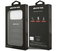 AMG Leather Debossed Lines Logo Case for iPhone 17 Pro Max 6.9" Black