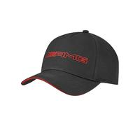 AMG Mercedes Benz Baseball Cap Black Red Recycled Adjustable Logo
