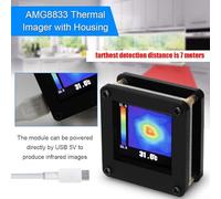 AMG8833 Infrared Thermal Imaging Camera Array Module, for 8x8 Resolution, 64 Pixels, 10 FPS Frame Rate, 60° Viewing Angle, for Electronic Inspect