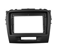AMGASMG Car Stereo Frame for Suzuki Vitara 2016-2017, Double DIN Radio Fascia Audio Head Unit GPS Navigation Facia Adaptor Install, DVD Trim Face Panel Bezel