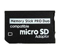 AMGUR Memory Stick Pro Duo Adapter, Micro SD/Micro SDHC TF Card to Memory Stick MS Pro Duo Card for Sony PSP, PlayStation Portable, Camera, Handycam, PDA