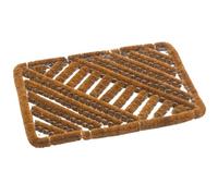 AMH - Tuff Scrap Coir Door Mat - Entrance Front Door Heavy Duty Doormat - Large Outdoor Mud Stopper Metal Wired Boot Cleaner Front Door Mat Boston (39x59cm)