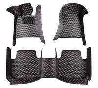 AMHIL Car Leather Floor Mats for VW Tiguan 2017-2022 2023(Right-Hand Drive), All Weather Waterproof Non-Slip Auto Carpets, Foot Pad Protector Front Rear Row Carpet Mat Interior Accessories