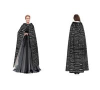 AMHMNZDXH Abstract Science Chemistry Unisex Hooded Long Polyester Cape,Cosplay Costumes Christmas Halloween