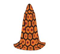 AMHMNZDXH Shining Overlook Print Hooded Cape For Teenagers For Halloween, Cosplay, Party, Dance