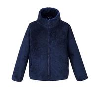 AMhomely Kids Teddy Bear Jacket - Kids Fleece Jacket Full Zip - Sherpa Fleece,Lightweight,Stand Collar,Warm,Winter Coats for Children Boys Girls Outdoor A Navy 11-12 Years