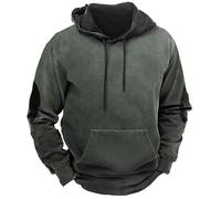 AMhomely Mens Hoodie Pullover Sweatshirts Color Block Long Sleeve Tops Plus Size Hoody Drawstring Casual Tops with Pockets Vintage Aztec Pattern Hooded Tee Graphic Print T Shirts Navy L