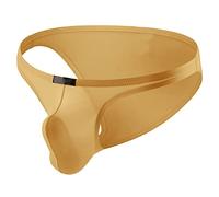 AMhomely Mens Sexy Underwear Men's Underwear Ice Silk Sexy Low Waist Briefs Naughty Bulge Pouch Boxers Erotic Outfits Lingerie Bedroom