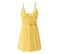 AMhomely Sexy Lingerie Sets for UK Camis Thongs G Strings Suits Women's Bow Lace Stitching Mesh Sling Dress Sexy Nightdress Lingerie Naughty Erotic Chemise Outfits Valentines Honeymoon
