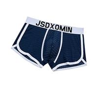 AMhomely Sexy Underwear for Man Naughty Knickers Underwear Ice Silk Panties Briefs Breathable Nylon Mesh Boxers Male Naughty Bulge Pouch Boxers Erotic Outfits