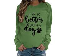 AMhomely Women Hoodies Long Sleeve Casual Sweatshirts Drawstring Colorblock Hooded Pullover Tops Oversized Velvet Tees Shirts Color Patchwork Hoody Tee Shirts Loose Classic Jumpers Army Green M