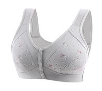 AMhomely Women's Double Support Wireless, Lace Bra with Stay-in-Place Straps, Full-Coverage