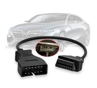 AMHTDOL OBD1 to OBD2 Adapter Fit for GM 12Pin to 16 Pin Diagnostic Cable