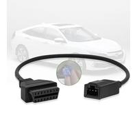 AMHTDOL OBD1 to OBD2 Adapter for Honda 3 Pin Cable,Compatible with Honda Vehicle 3pin Obd1 to 16pin Obd2 Adapter Cable Diagnostic Connector, Work with ELM327 OBD2 Scan Tool and OBD 1 Code Reader