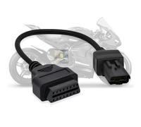 AMHTDOL Obd2 Adapter Fit for Ducati Motorcycle 4Pin OBD Cable,Obd1 to Obd2 Adapter Connector for Diavel/Multistrada 1200/Panigale 1199/Monster 696/796/1100 Bike,Work with ELM327 Code Reader Scanner