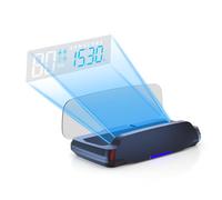 AMHVMU C7 Heads Up Display for Cars - Digital GPS Speedometer with Overspeed & Fatigue Alerts, Auto Brightness - Universal Windshield HUD, USB Plug & Play