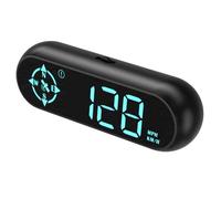 AMHVMU G9 GPS Speedometer MPH,Digital Speedometer Car MPH Car HUD Head Up Display Suitable for All Vehicles with Suction Cup Mount Auto-Dimming Speed Alarm Function USB Interface, Easy Installation